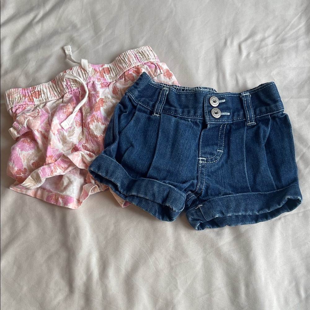 OshKosh B'gosh Pink and Blue Kids Shorts Set